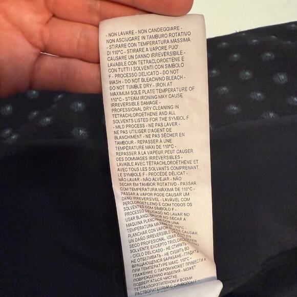 Armani Collezioni Giacca Polka Dot Silk Wool Blend Blazer – Size 6 - Picture 8 of 14